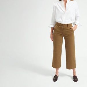 Everlane Wide Leg Crop Pants